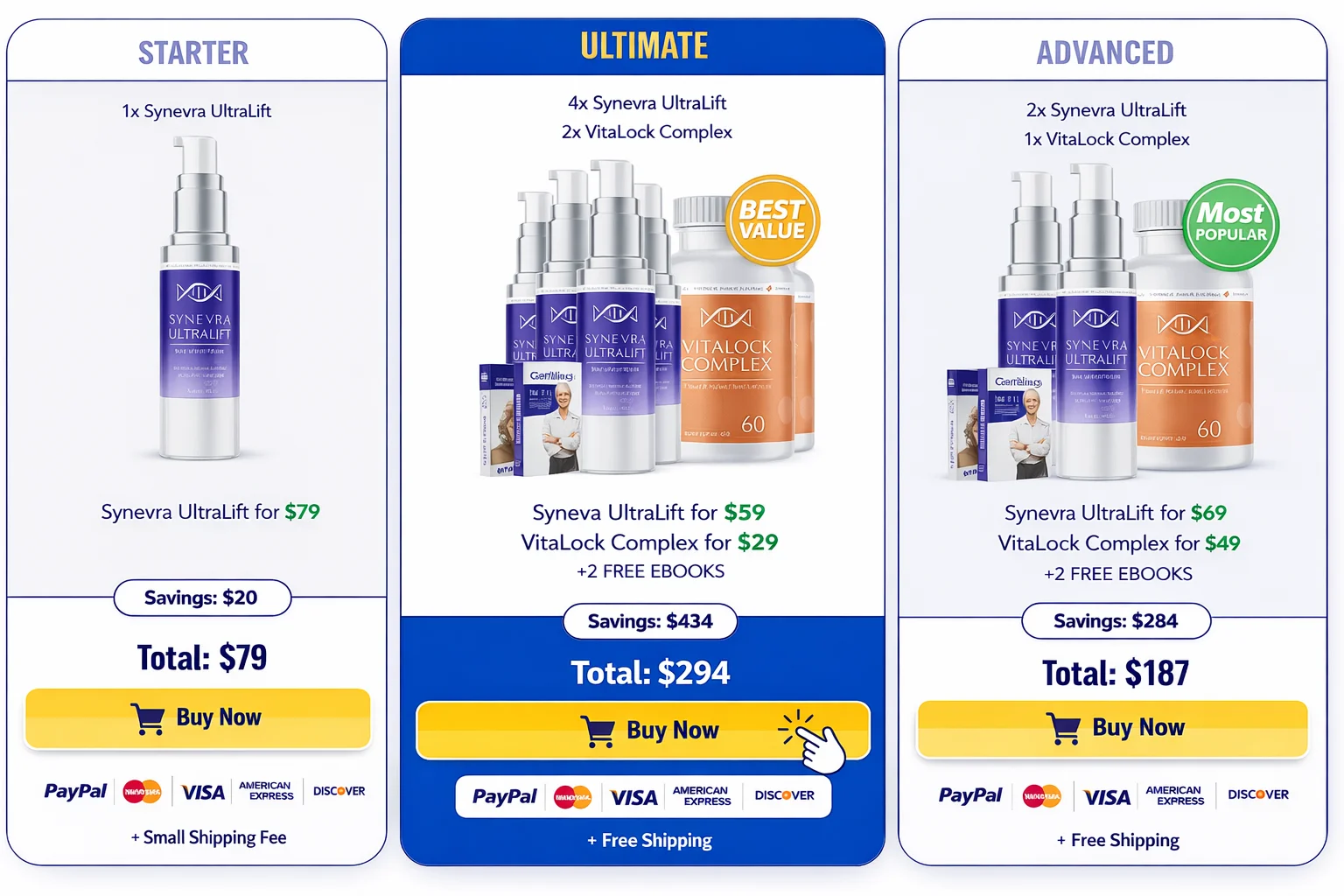 Synevra UltraLift 6 bottle